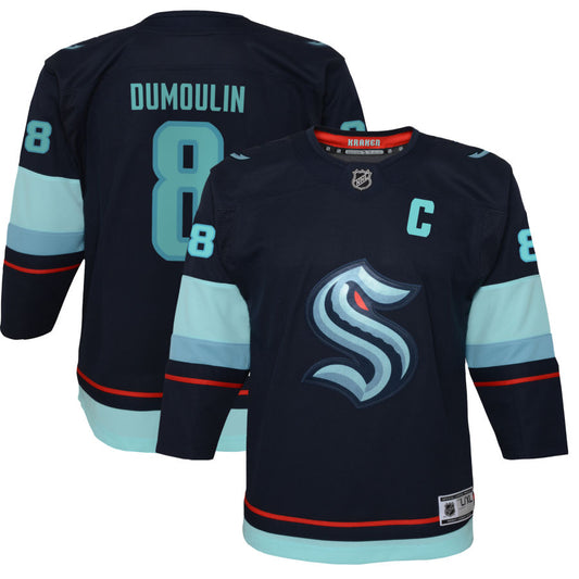 Brian Dumoulin Seattle Kraken Youth Home Premier Jersey - Navy