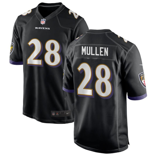 Trayvon Mullen Baltimore Ravens Nike Alternate Game Jersey - Black