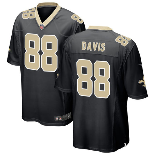 Shaquan Davis New Orleans Saints Nike Game Jersey - Black