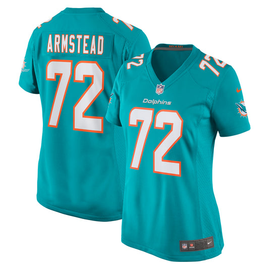 Terron Armstead Miami Dolphins Nike Women's Game Jersey - Aqua