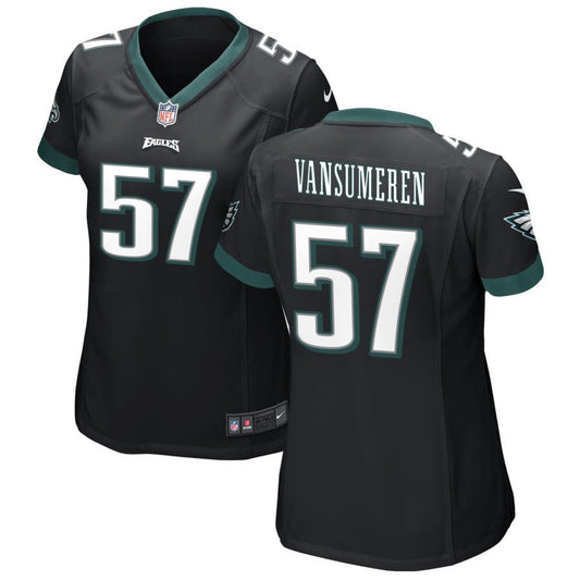 Ben VanSumeren Philadelphia Eagles Nike Women's Alternate Game Jersey - Black