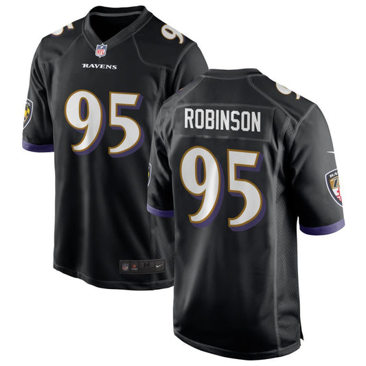 Tavius Robinson Baltimore Ravens Nike Youth Game Jersey - Black