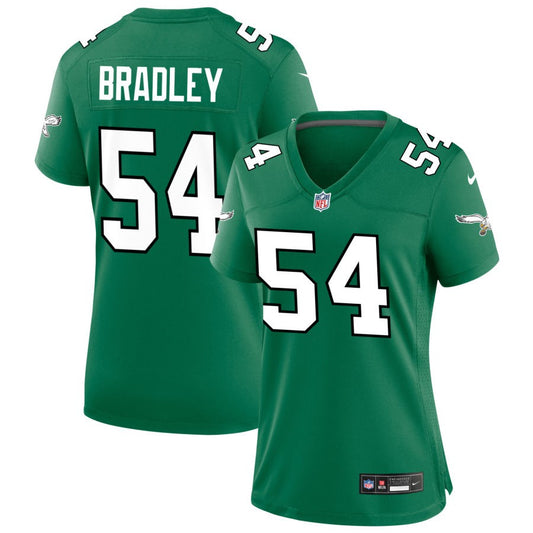 Shaun Bradley Philadelphia Eagles Nike Women's Alternate Game Jersey - Kelly Green