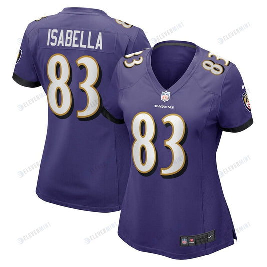 Andy Isabella Baltimore Ravens Women's Home Game Player Jersey - Purple