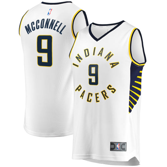 T.J. McConnell Indiana Pacers Fanatics Branded Fast Break Player Replica Jersey - Association Edition - White