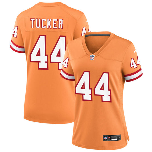 Sean Tucker Tampa Bay Buccaneers Nike Women's Throwback Game Jersey - Orange