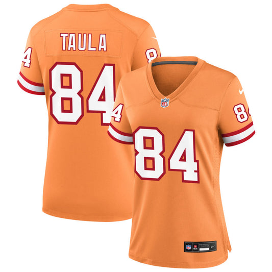 Tanner Taula Tampa Bay Buccaneers Nike Women's Throwback Game Jersey - Orange