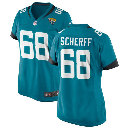 Brandon Scherff Jacksonville Jaguars Nike Women's Alternate Jersey - Teal