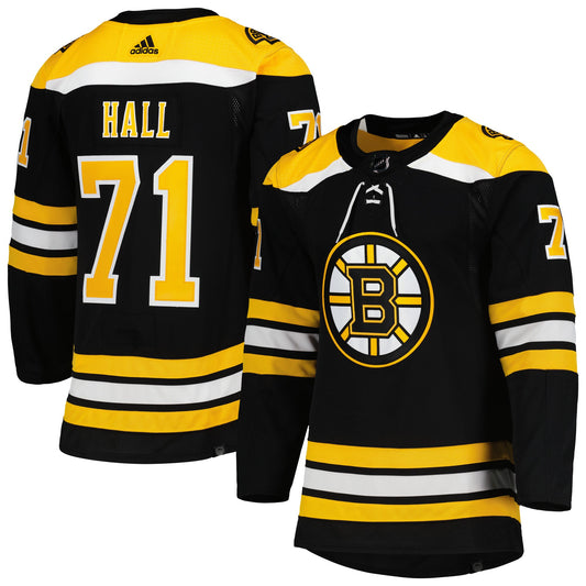 Taylor Hall Boston Bruins adidas Primegreen Authentic Pro Home Player Jersey - Black