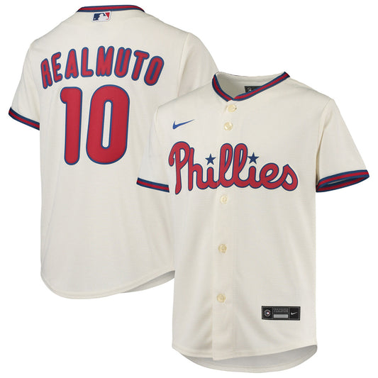 Youth Philadelphia Phillies J.T. Realmuto Alternate Player Jersey - Cream