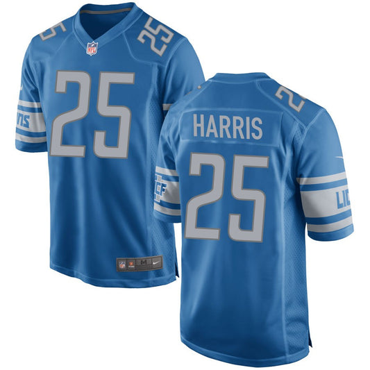 Will Harris Detroit Lions Nike Game Jersey - Blue