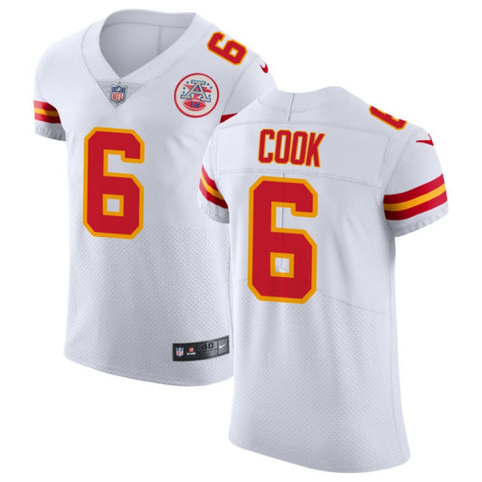 Bryan Cook Kansas City Chiefs Nike Vapor Untouchable Elite Jersey - White