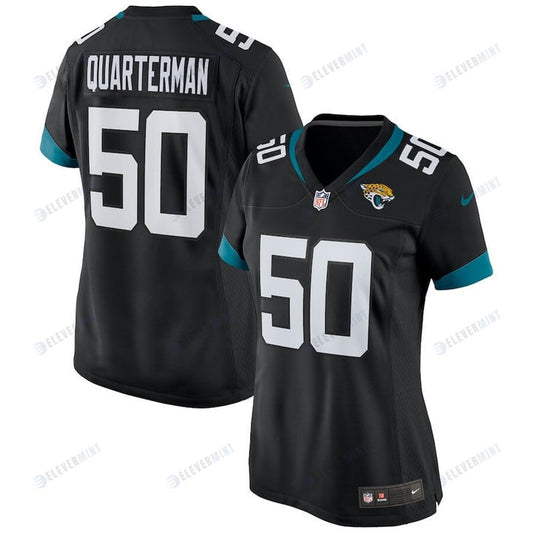 Shaquille Quarterman 50 Jacksonville Jaguars Women's Game Jersey - Black