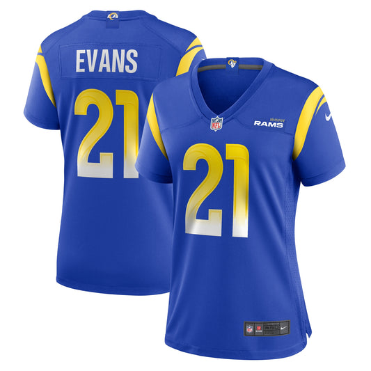 Zach Evans Los Angeles Rams Nike Women's Home Game Jersey - Royal