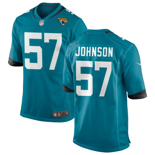 Caleb Johnson Jacksonville Jaguars Nike Youth Game Jersey - Teal