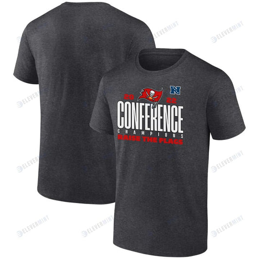 Tampa Bay Buccaneers NFC Conference Champions Raise The Flags T-Shirt - Charcoal