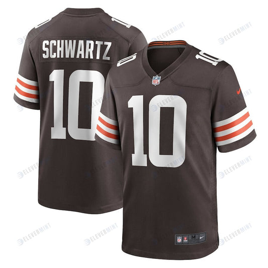 Anthony Schwartz Brown 10 Cleveland Browns Men's Game Jersey - Brown