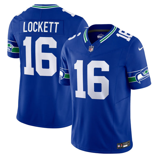 Tyler Lockett Seattle Seahawks Nike Throwback Vapor F.U.S.E. Limited Jersey - Royal