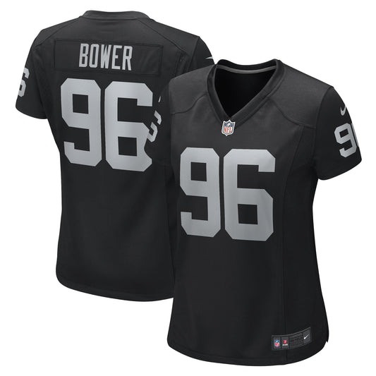 Tashawn Bower Las Vegas Raiders Nike Women's Game Player Jersey - Black