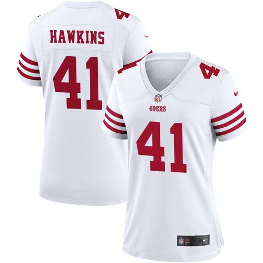 Tayler Hawkins San Francisco 49ers Nike Women's Game Jersey - White