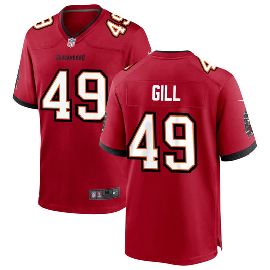 Cam Gill Nike Tampa Bay Buccaneers Game Jersey - Red