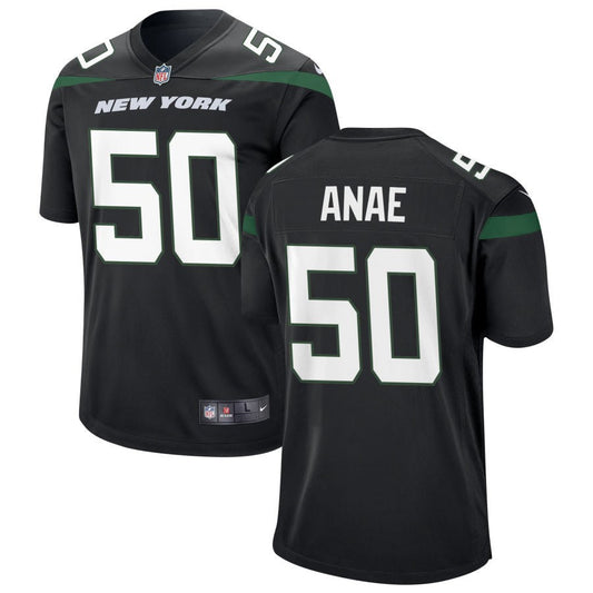 Bradlee Anae New York Jets Nike Alternate Game Jersey - Stealth Black