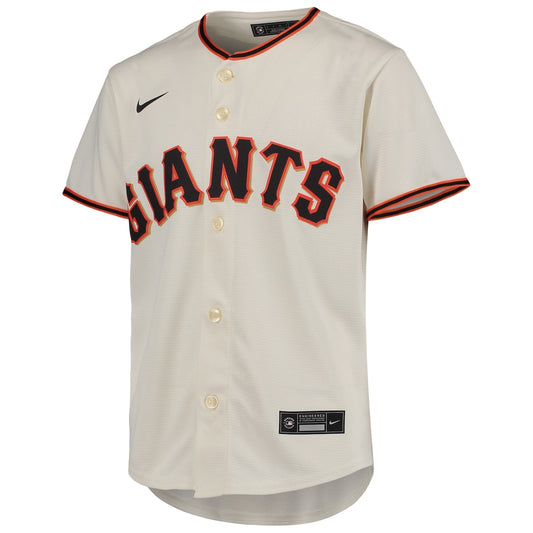 Boys' Grade School Mike Yastrzemski Nike Giants Alternate Replica Jersey - Off White