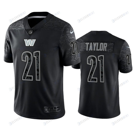 Sean Taylor 21 Washington Commanders Black Reflective Limited Jersey - Men