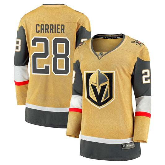 William Carrier  Vegas Golden Knights Fanatics Branded Women's Home Breakaway Jersey -