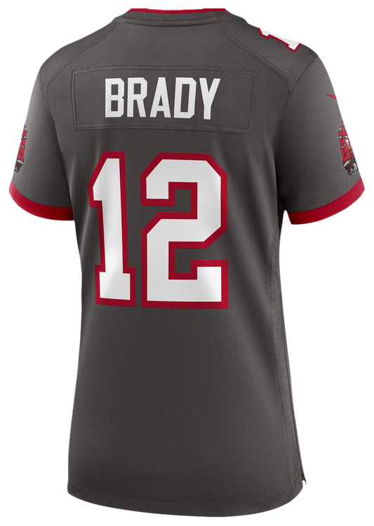 Women's Brady Tom Nike Buccaneers Game Player Jersey - Grey