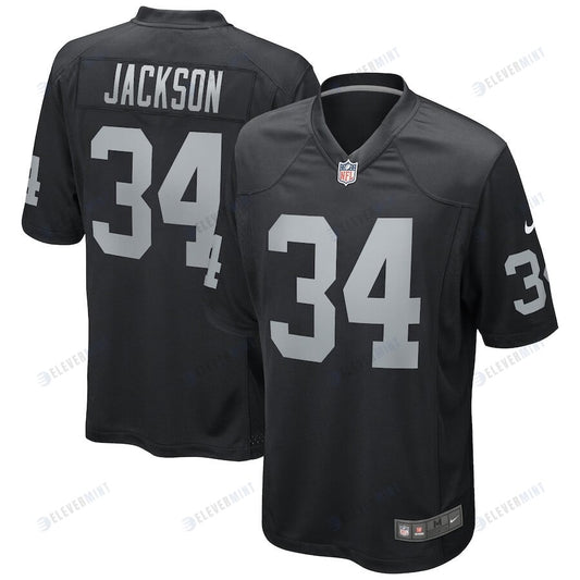 Bo Jackson 34 Las Vegas Raiders Men Game Retired Jersey - Black