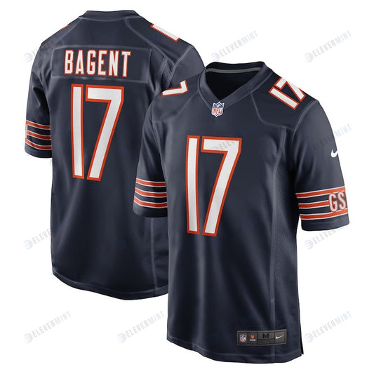 Tyson Bagent 17 Chicago Bears Men Game Jersey - Navy