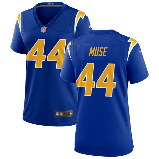 Tanner Muse Los Angeles Chargers Nike Women's Alternate Game Jersey - Royal