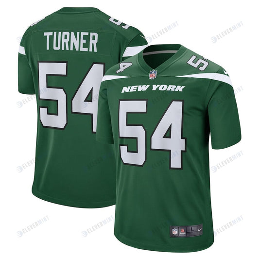 Billy Turner 54 New York Jets Men Game Jersey - Gotham Green