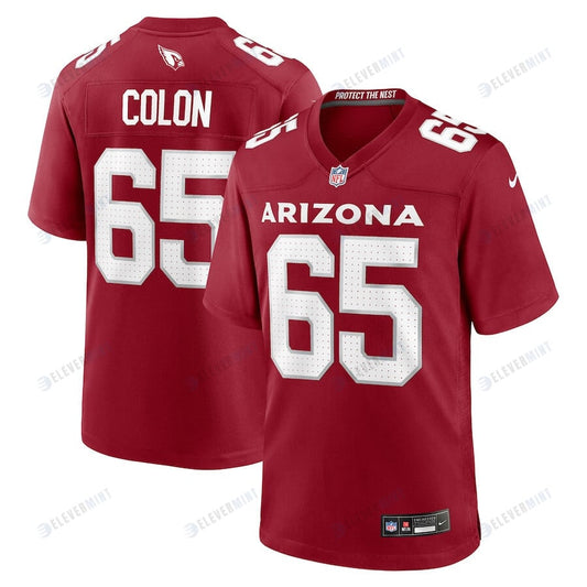 Trystan Colon 65 Arizona Cardinals Men Team Game Jersey - Cardinal