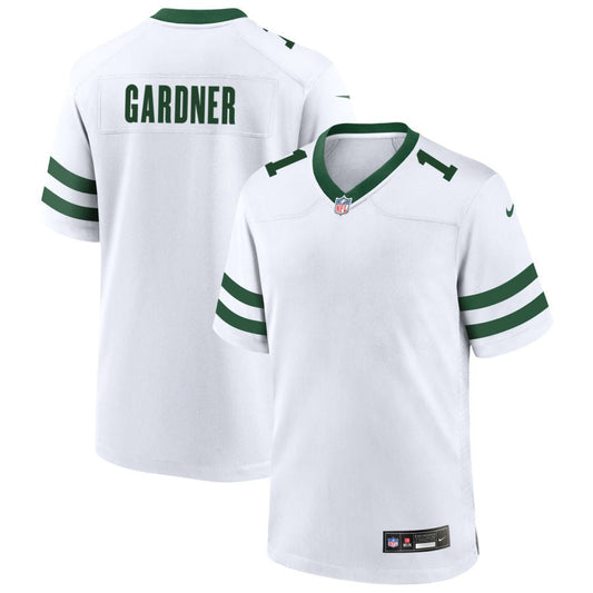 Sauce Gardner New York Jets Nike Legacy Game Jersey - White