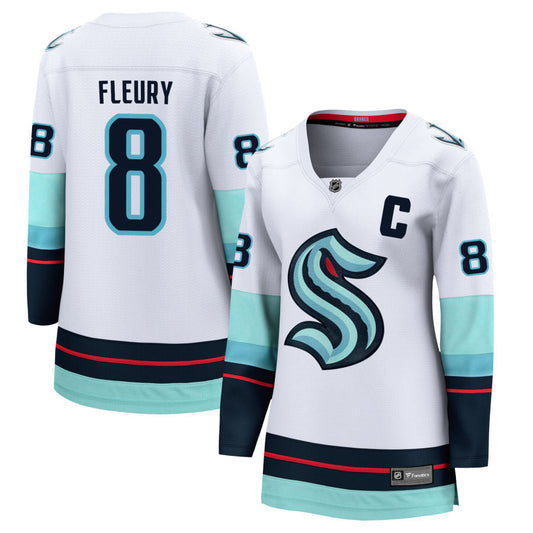 Cale Fleury Seattle Kraken Fanatics Branded Women's Away Breakaway Jersey - White