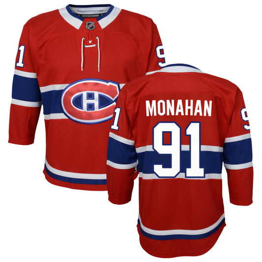 Sean Monahan Montreal Canadiens Youth Home Premier Jersey - Red