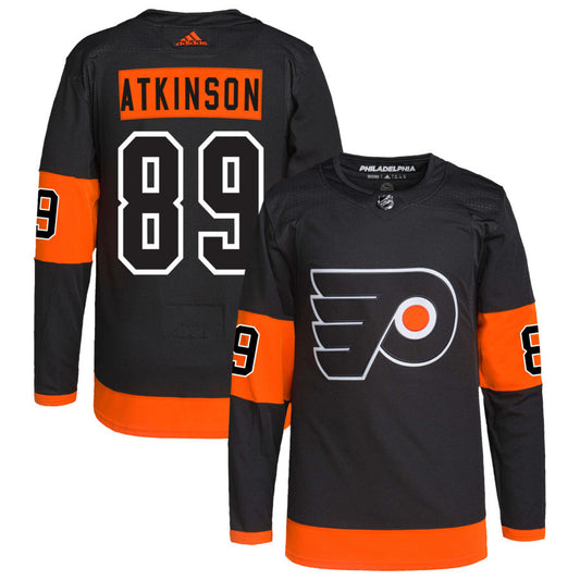 Cam Atkinson Philadelphia Flyers adidas Alternate Primegreen Authentic Pro Jersey - Black