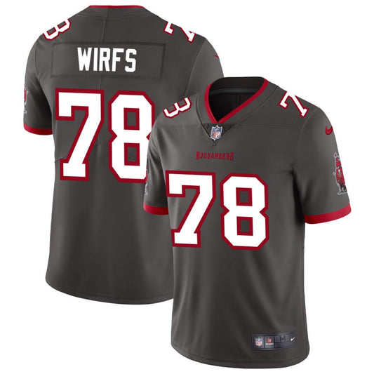 Tristan Wirfs Tampa Bay Buccaneers Nike Vapor Untouchable Elite Alternate Jersey - Pewter