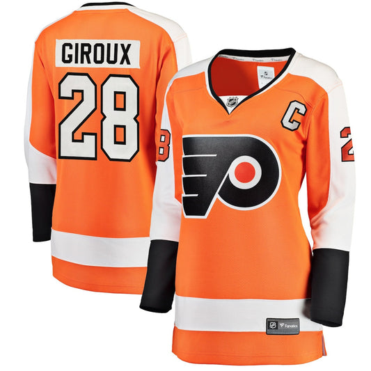 Women's Claude Giroux Fanatics Flyers Home Breakaway Jersey - Orange