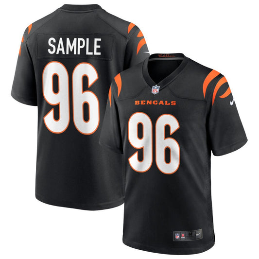 Cam Sample Cincinnati Bengals Nike Youth Logo Game Jersey - Black