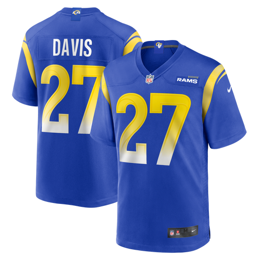 Timarcus Davis Los Angeles Rams Nike  Game Jersey - Royal