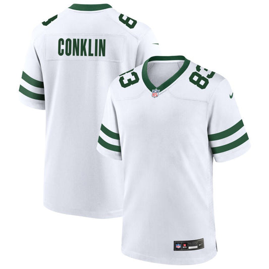 Tyler Conklin New York Jets Nike Legacy Game Jersey - White