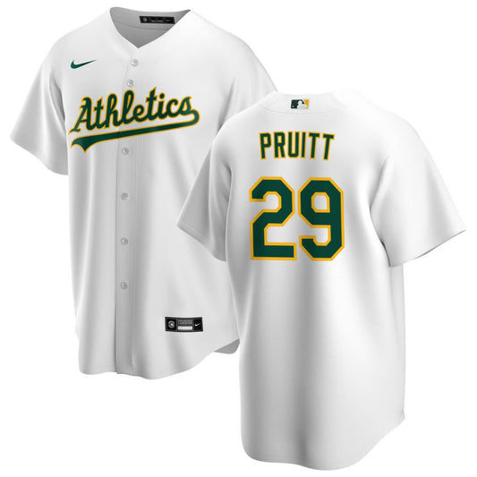 Austin Pruitt Oakland Athletics Nike Youth Home Replica Jersey - White