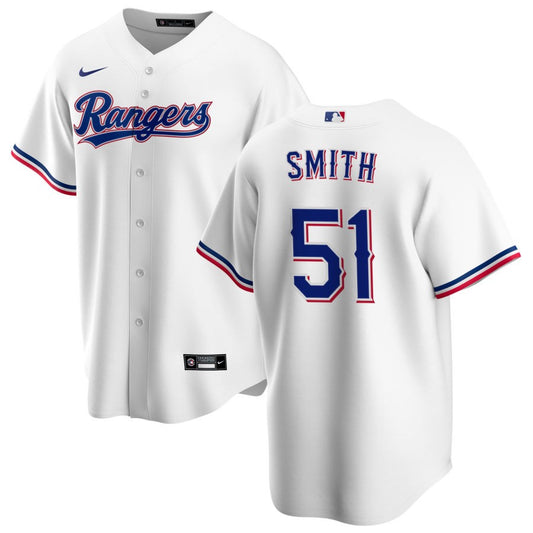 Will Smith Texas Rangers Nike Home Replica Jersey - White