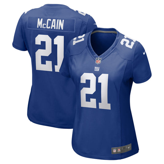 Bobby McCain New York Giants Nike Women's Nike Women's Team Color Jersey - Royal