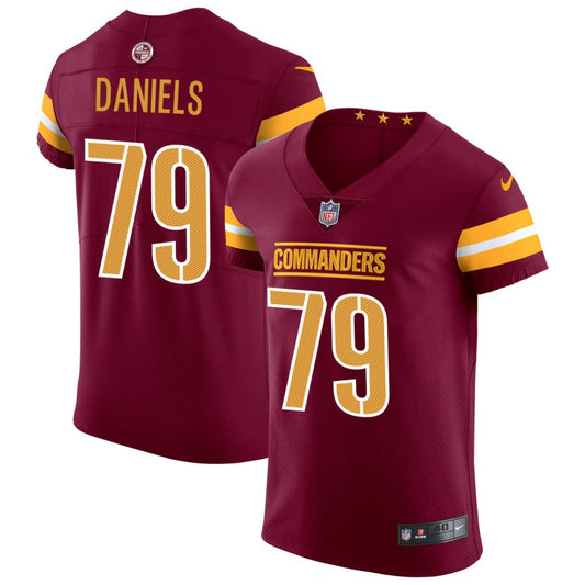 Braeden Daniels Washington Commanders Nike Vapor Untouchable Elite Jersey - Burgundy