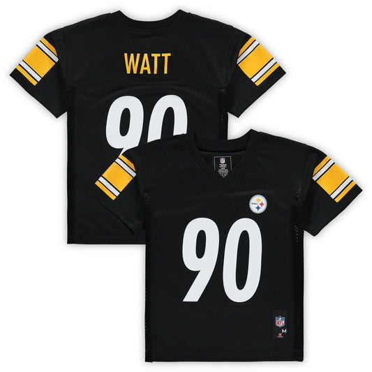 T.J. Watt Pittsburgh Steelers Preschool Replica Player Jersey - Black