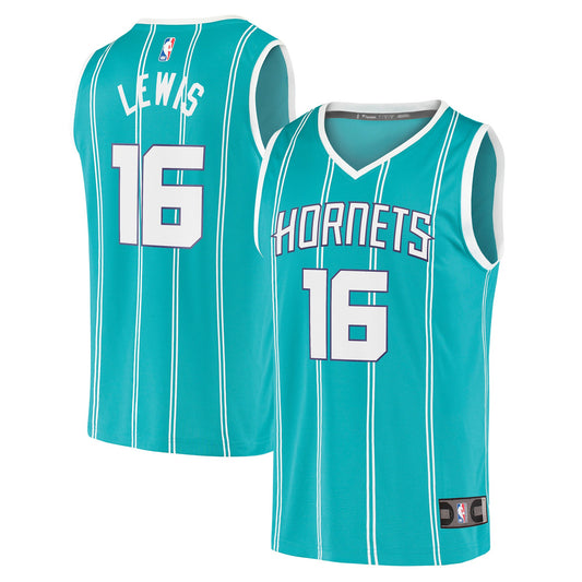 Scottie Lewis Charlotte Hornets Fanatics Branded Youth 2021/22 Fast Break Replica Jersey - Icon Edition - Teal